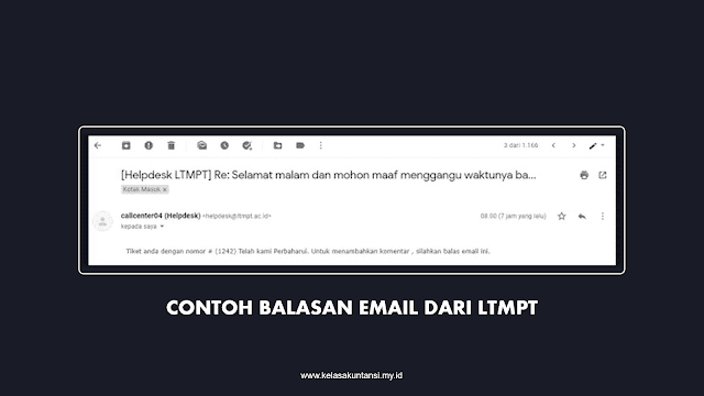 Contoh Balasan Email LTMPT
