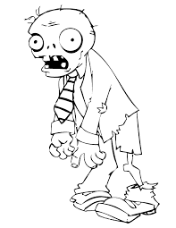 12 walking zombie coloring pages