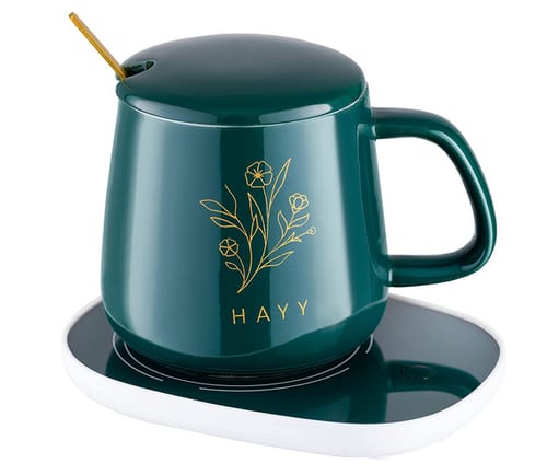 HAYY Coffee Mug Warmer with Cup for Desk