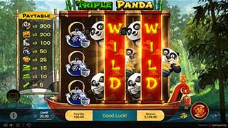 wild triple panda