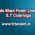 Kubla Khan Poem Lines By Samuel Taylor Coleridge (S.T Coleridge)