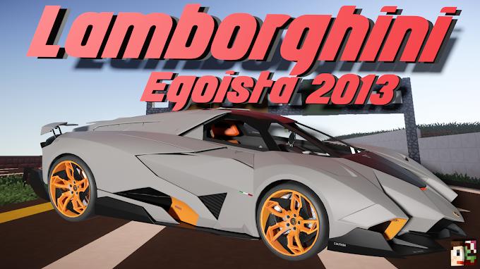 Lamborghini Egoista | Minecraft Car Addon