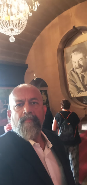 Inside " Stalin Museum " in Gori.