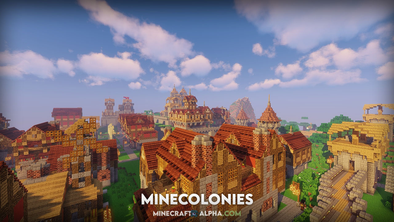 Minecraft MineColonies Mod 1.18.1, 1.17.1 (Build Your Minecraft Kingdom)