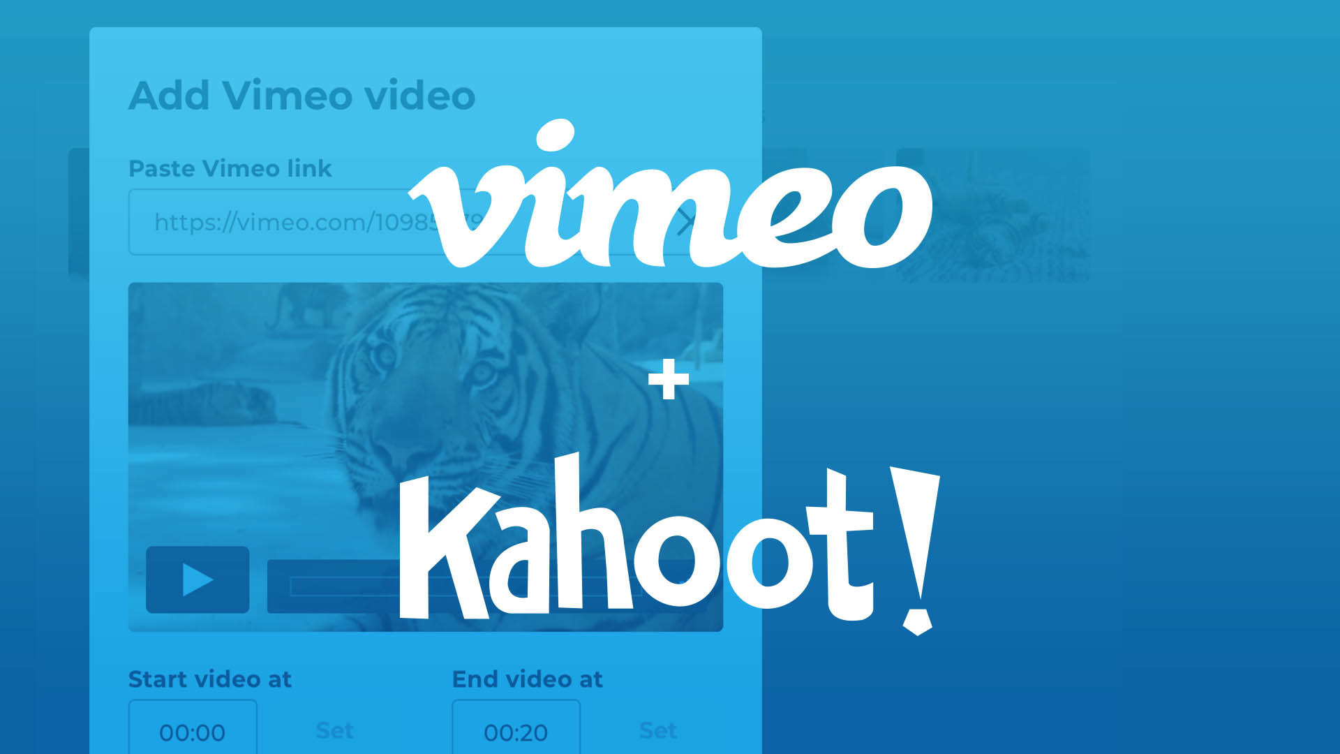Kahoot! launches Vimeo integration to make learning more awesome! Kahoot! launches Vimeo integration to make learning more awesome!
