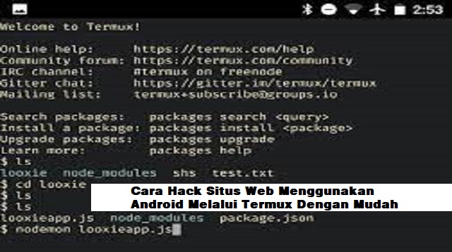 Cara Hack Situs Web Menggunakan Android