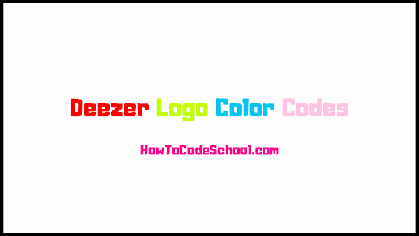 Deezer Logo Color Codes