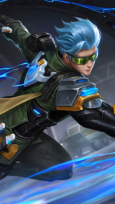 gusion cyber ops starlight skin wallpaper hd mobile legends