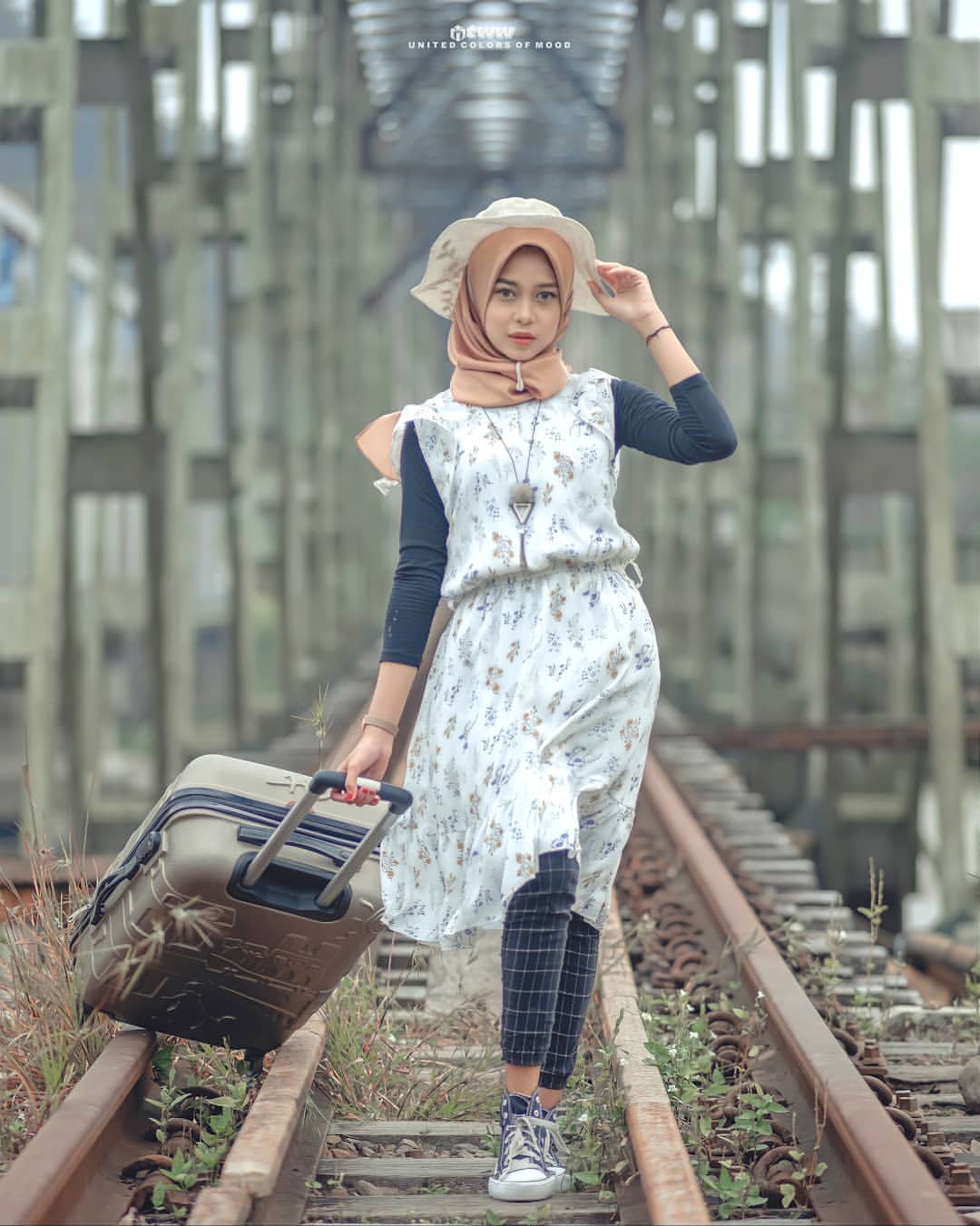 ootd hijab,images,photo,Nanda Frisca,selebgram,foto model.