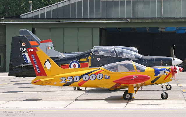 ST20 SIAI SF.260D 250,000 flying hours special colour scheme