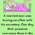 A married man was having an affair