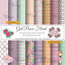 Papéis e Cliparts do Kit Digital Girl Power Foral
