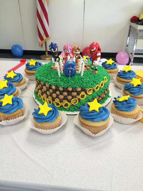 sonic birthday cake ideas