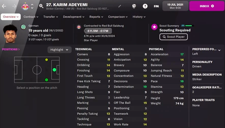 FM22 Karim Adeyemi