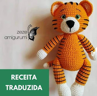 PATRON GRATIS TIGRE AMIGURUMI 48274 🐯