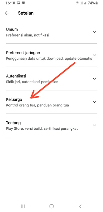 Cara memblokir aplikasi MiChat di Play Store