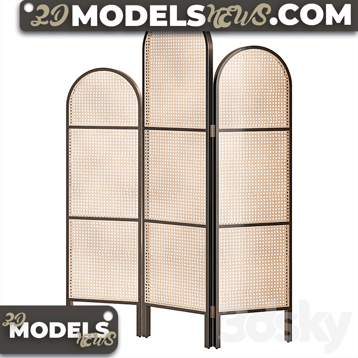 Decorative Objects Model Cane Partition 2