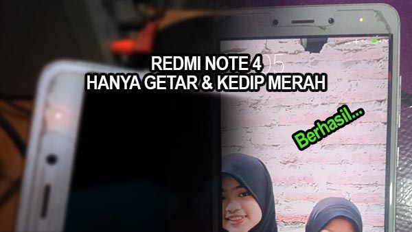 Redmi Note 4 getar dan kedip merah