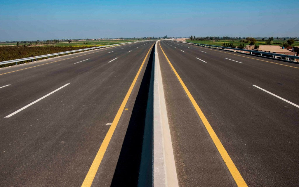 The caretaker government terminated the Sukkur-Hyderabad Motorway contract