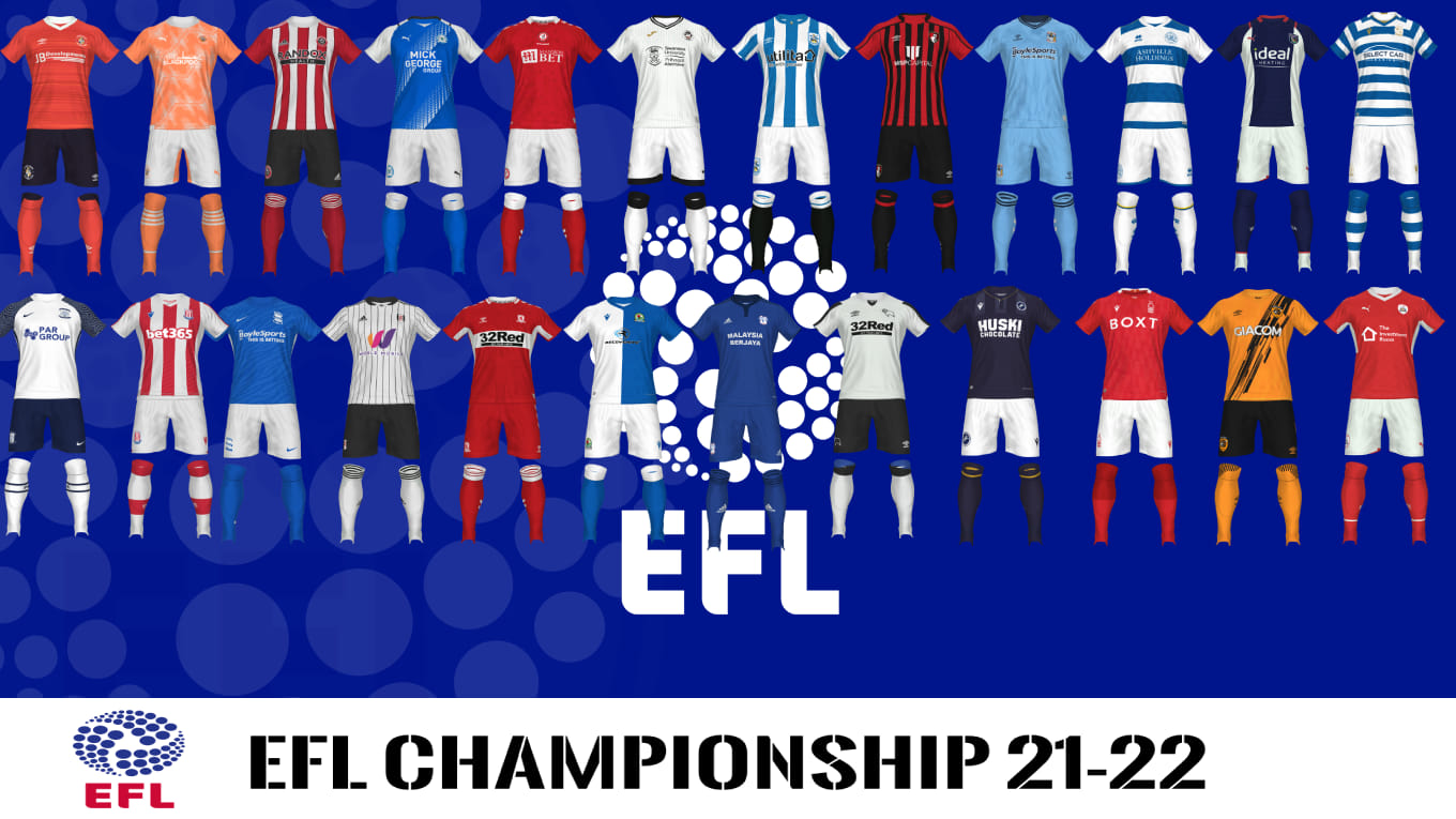 PES 2017 | New Kitpack EFL Championship V2 Season 2022