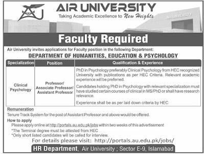 Air University Jobs 2022 Add