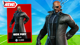 Skin Nick Fury Marvel Fortnite : Nick Fury Marvel Fortnite skin hits the Item Shop today