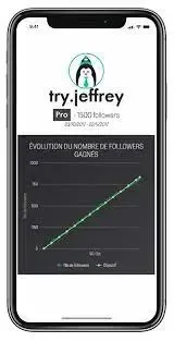 يلعب تطبيق Tryjeffrey دور مهم بحصولك على متابعين