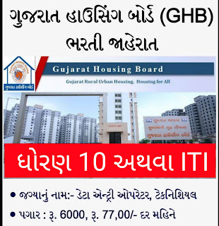 Gujarat Housing Board Recruitment 2021