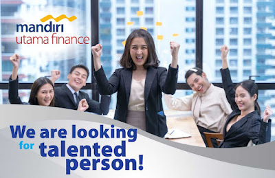 Lowongan Mandiri Utama Finance We are looking for talented person!   CMO Syariah (Credit Marketing Officer)  Kualifikasi:  Pria Pendidikan Min. D3/S1 Usia Max. 30th (Staff) Pengalaman min. 1 tahun di Perusahaan Pembiayaan. Memiliki kemampuan analisa dan komunikasi yang baik Penempatan: Mufnet JEPARA Jl. Pemuda No.1b, Potroyudan XI, Kec. Jepara, Kab. Jepara, Jawa Tengah 59412 Kirimkan CV dan lamaran ke: Email: recruitment.kudus@muf.co.id Subject: Posisi_Cabang Contoh: CMO Syariah (Credit Marketing Officer)_Jepara