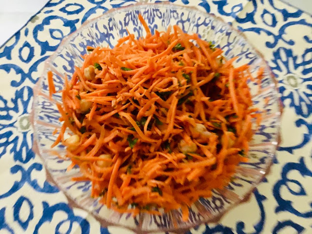 Turkish shredded carrot salad www.realfoodblogger.com