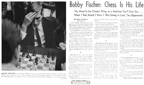 Bobby Fischer: Chess Is His Life