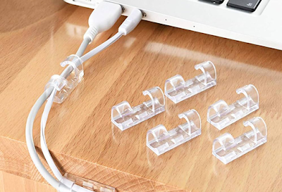 🧠 “Clutter-Free Comfort: 20/40/80pcs Transparent Cable Clips for a Sleek and Tidy Life”