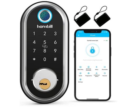 hornbill Keyless Entry Door Lock with Biometric Fingerprint