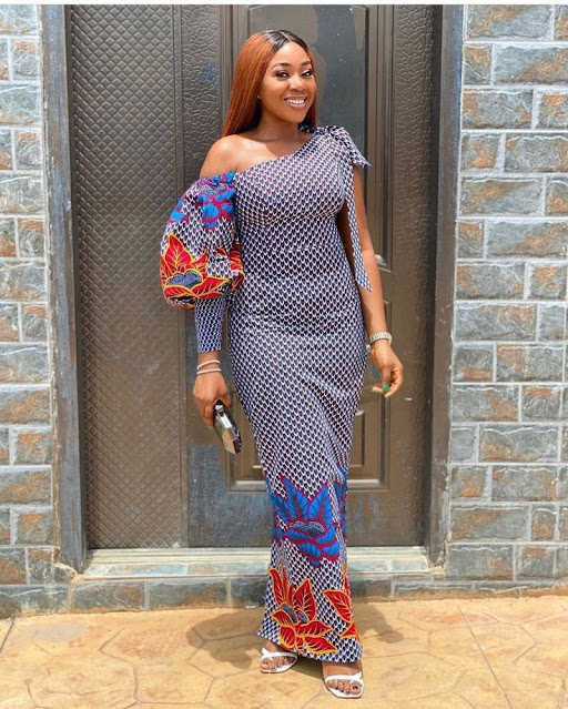 Latest Ankara Straight Long Gown Styles for Ladies