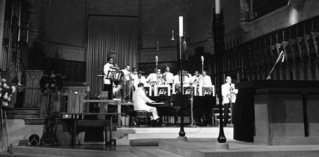 Duke Ellington's first Sacred Concert première, Grace Cathedral, 17 September 1965