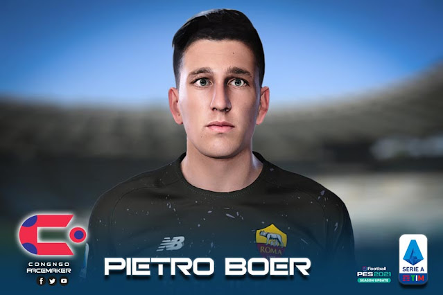 Pietro Boer Face For eFootball PES 2021