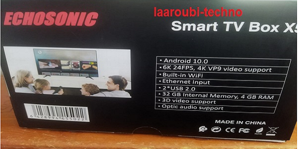 ECOSONIC SMART TV BOX X5!!جهاز اندرويد دو موصفات عالية