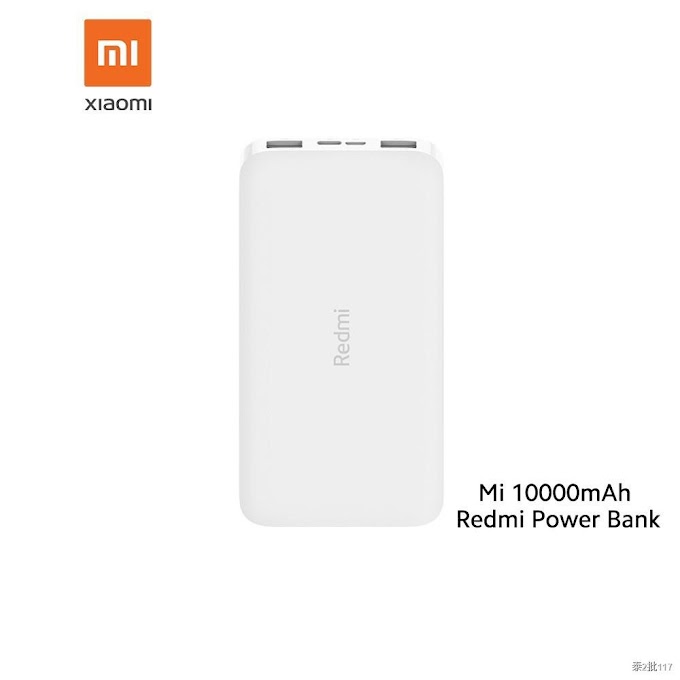 [ rufv0ccwc1 ] Xiaomi Mi 10000mAh Redmi Power Bank - White แบตเตอรี่สำรอง
