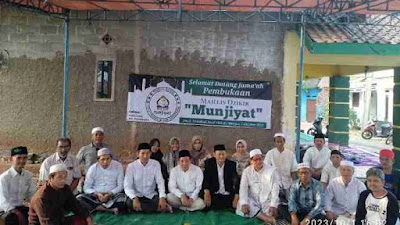 Majelis Dzikir Munjiyat Resmi Dibuka, Begini yang di sampaikan Ketua Media Center Tangerang Tengah