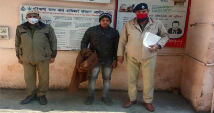 tigaon-police-arrested-vehicle-thief