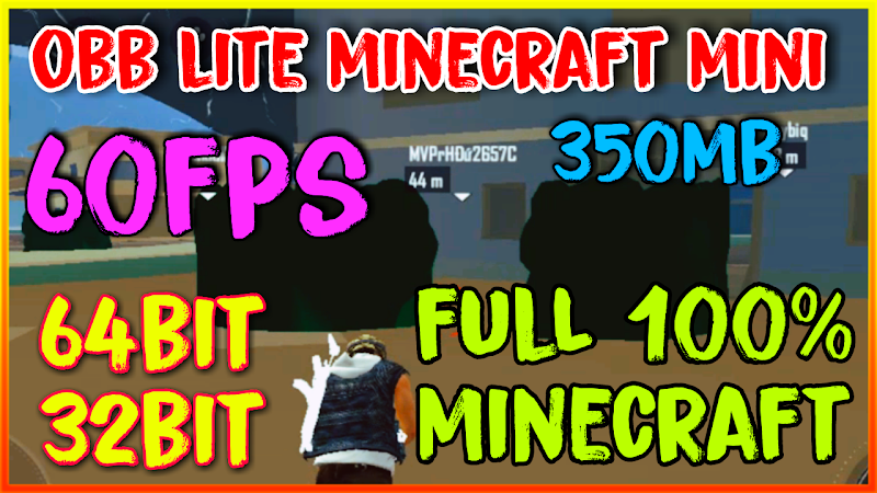 OBB FREE FIRE MAX MINECRAFT V7.0 FULL 100% GRAPHICS MINECRAFT SIÊU MƯỢT TĂNG FPS CHO MÁY YẾU KHÔNG LAG