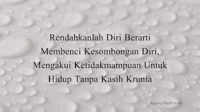 Renungan 1 Petrus 5:5-6 Rendahkanlah Diri Berarti Membenci Kesombongan Diri