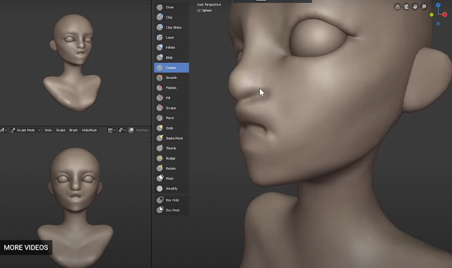 Blender 3d Sculpting