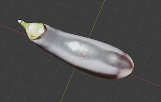 Eggplant brinjal free 3d models blender obj fbx low poly