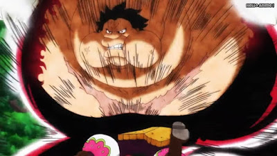 ワンピースアニメ WCI編 806話 ルフィ ギア4 タンクマン Luffy Gear 4 Tankman | ONE PIECE Episode 806