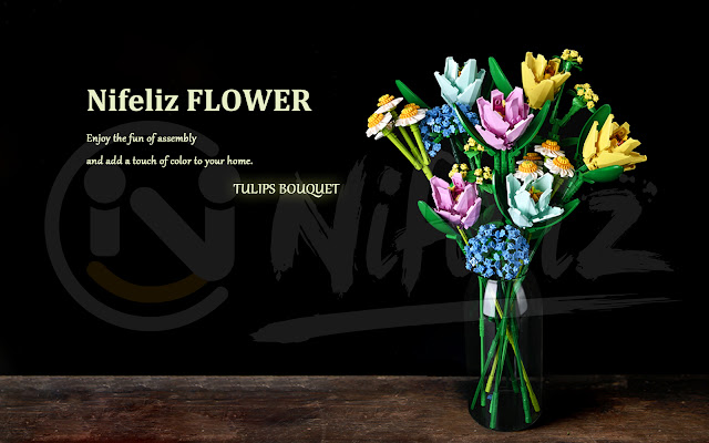 Nifeliz Home Tulip Flower Bouquet