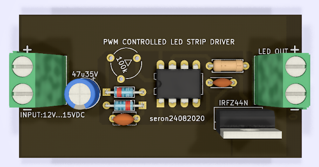 PWM Şerit LED sürürücü PWM LED Driver