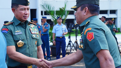 Panglima TNI Laksanakan Apel Khusus dan Halalbihalal di Mabes TNI, Begini Ajaknya