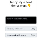 Instagram fancy font generator