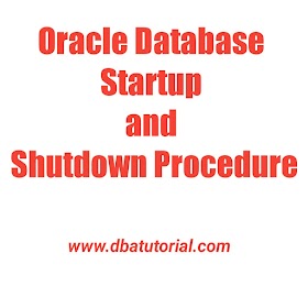 Oracle Database Startup and Shutdown Procedure